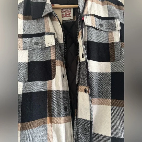 Levi's Quilted Plaid Shirt Jacket - Picture 2 of 6